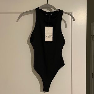 Black Zara bodysuit with tags